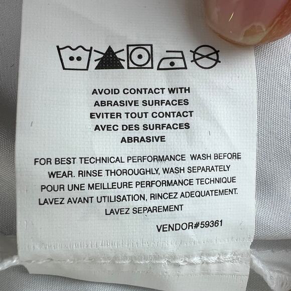 SUGOI White Black Versa Evo Jacket Mock Neck Raglan Sleeve Full-Zip XL X-Large - Picture 10 of 10